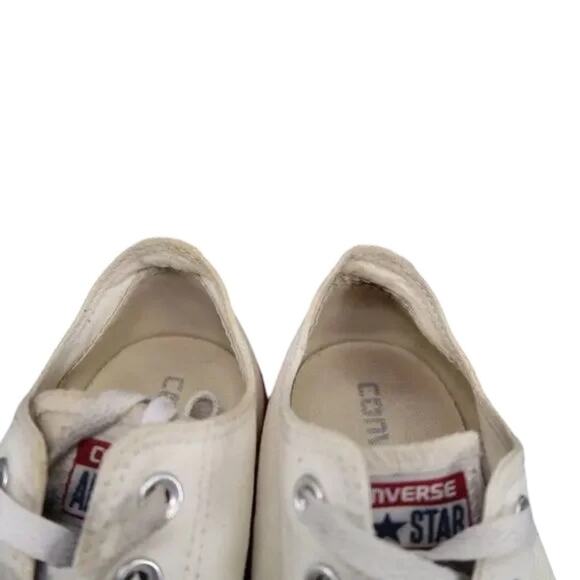 Converse Shoes Womens 8 Sneakers Chuck Taylor All Star Low Canvas Casual White - Picture 5 of 12